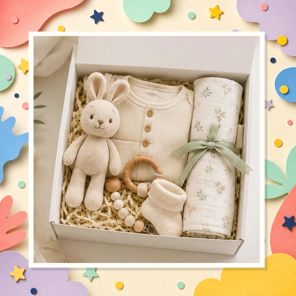 Neutral Baby Gift Box - Bunny