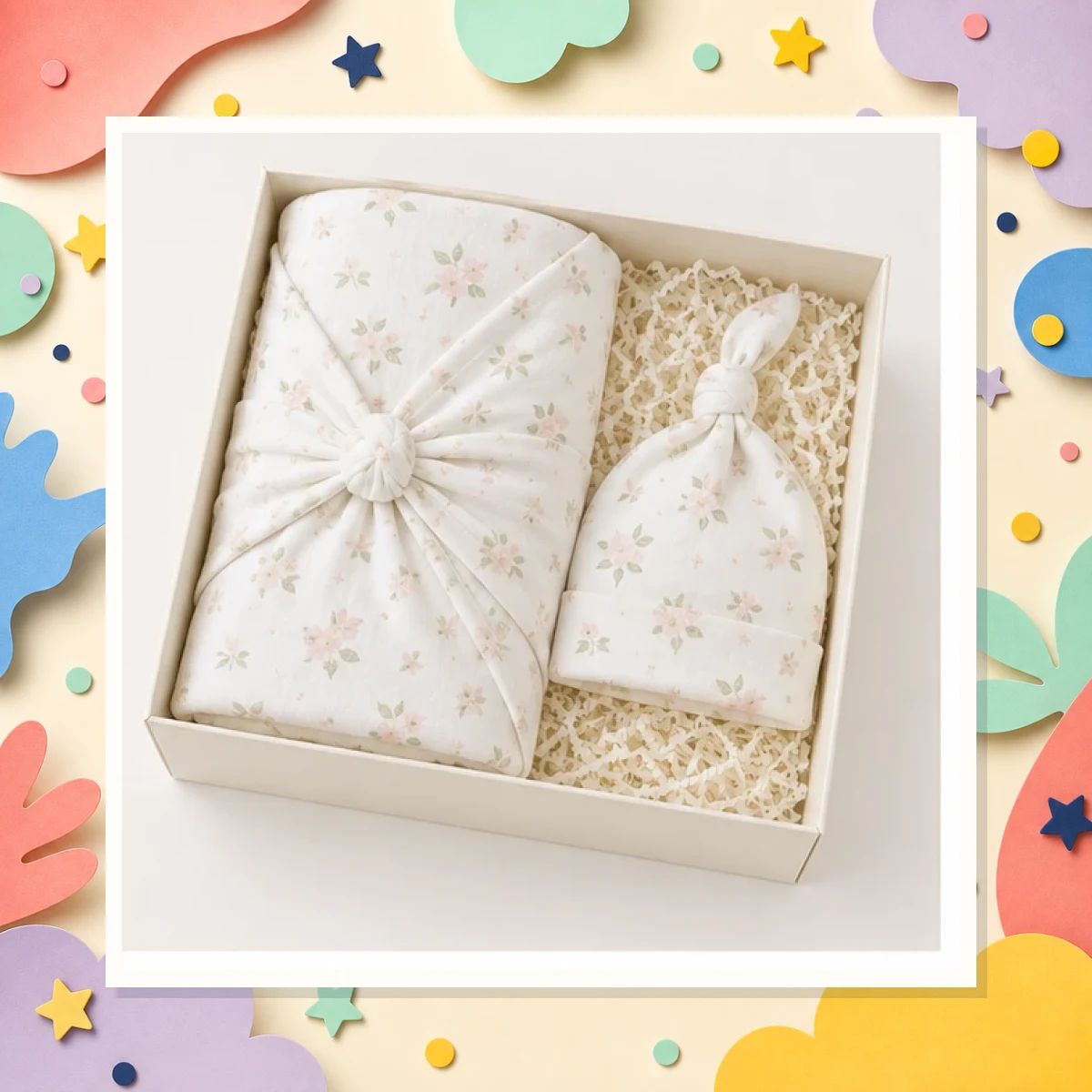 Floral Newborn Gift Box